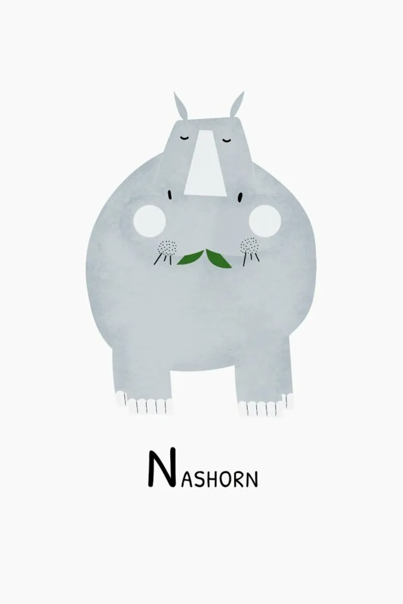 Nashorn pellicola backlit da Little Flourishes