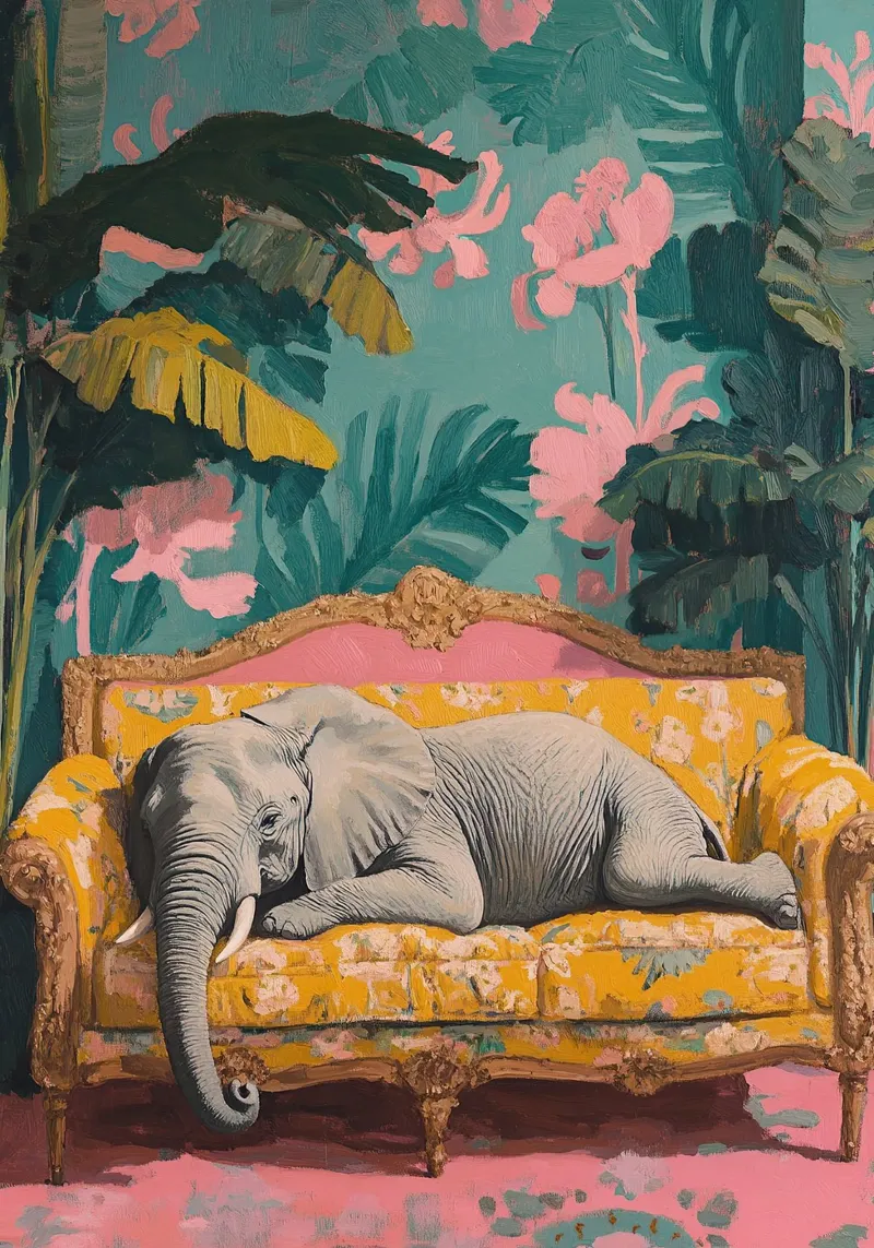 Elefante: La saggezza delle rughe pellicola backlit da Nikis Art Studio