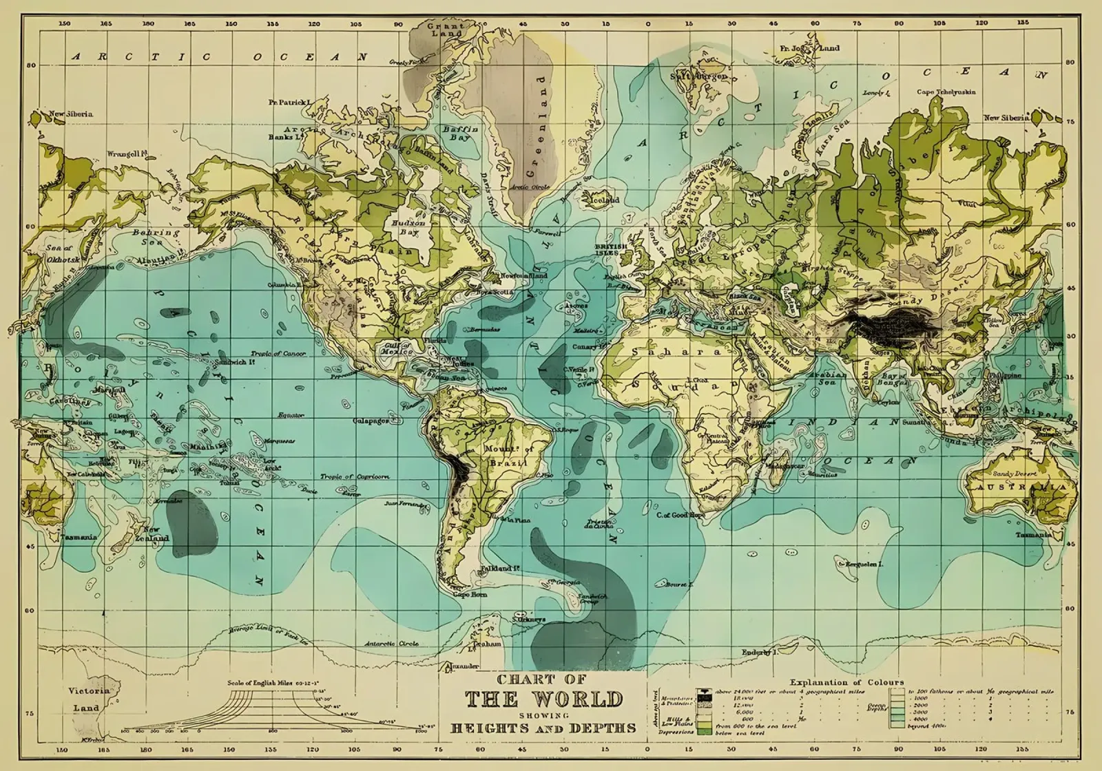 Mappa d'epoca pellicola backlit da Aiden Garcia