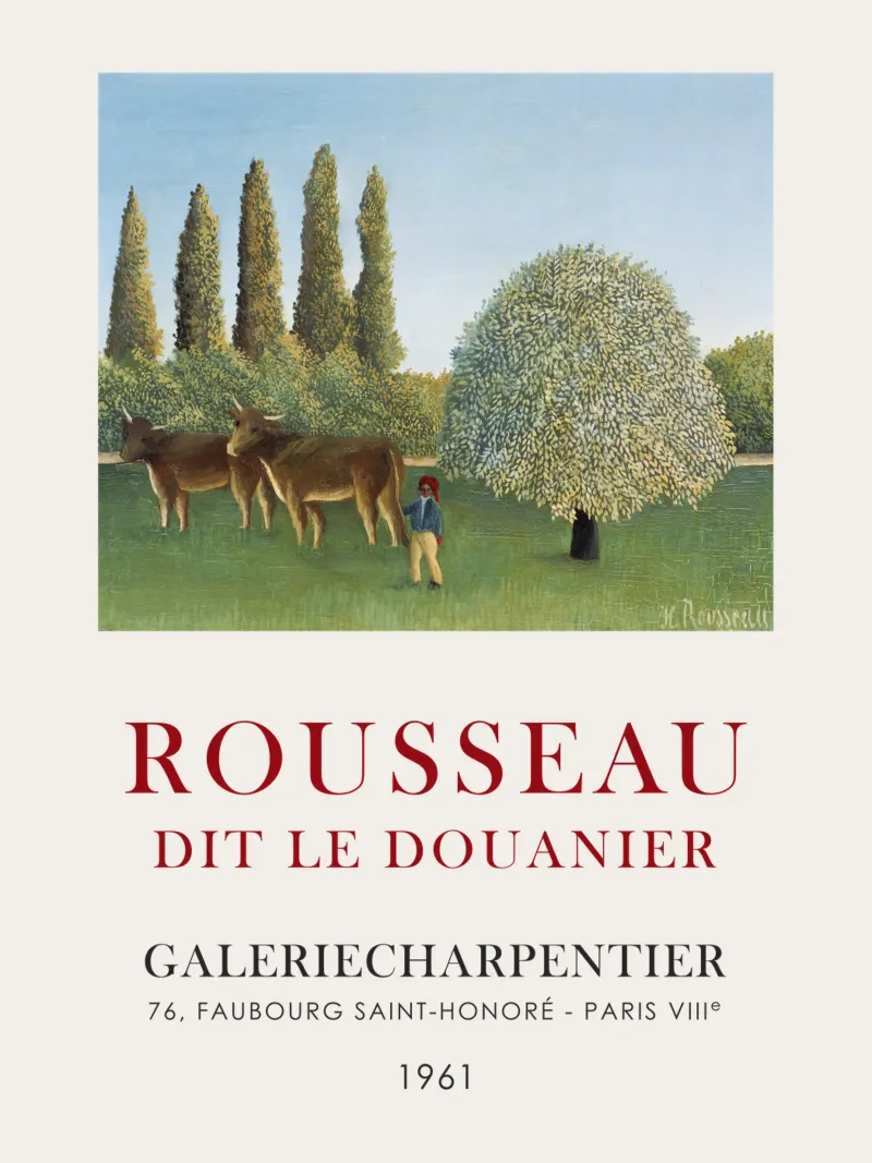 Mostra d'arte retrò di Henri Rousseau carta hahnemühle da Vintagrafica