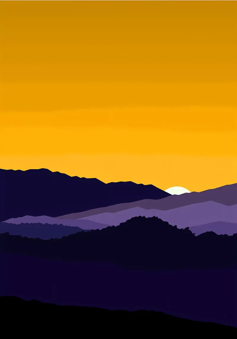 sunset on the hill forex plate by Bartosz Powalka
