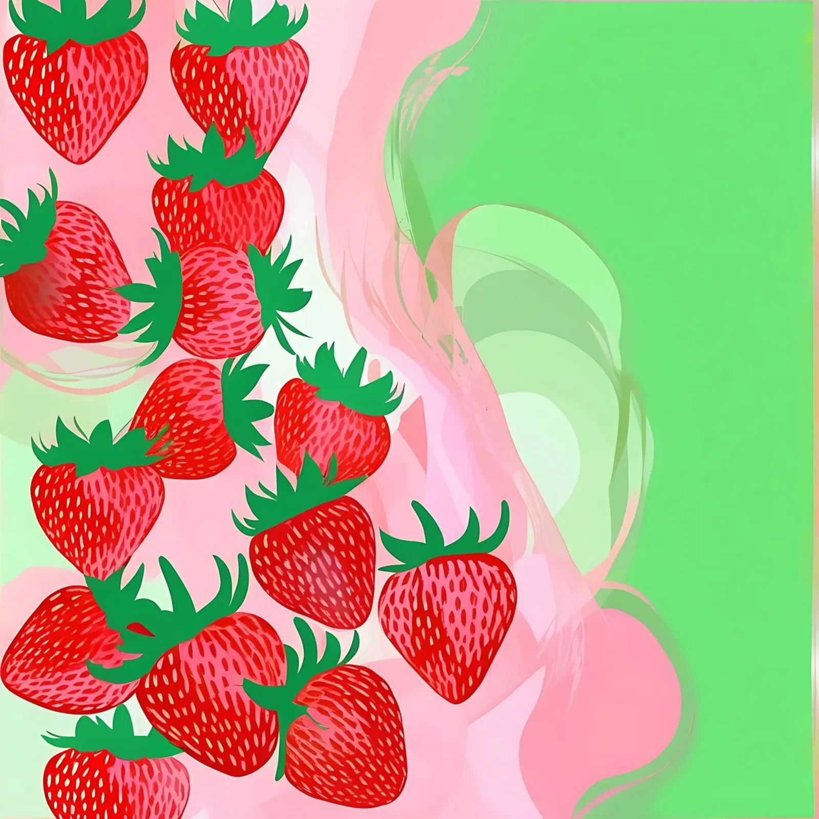Fragole_stile_A_2 pellicola backlit da Pink- und LoveArt by LK