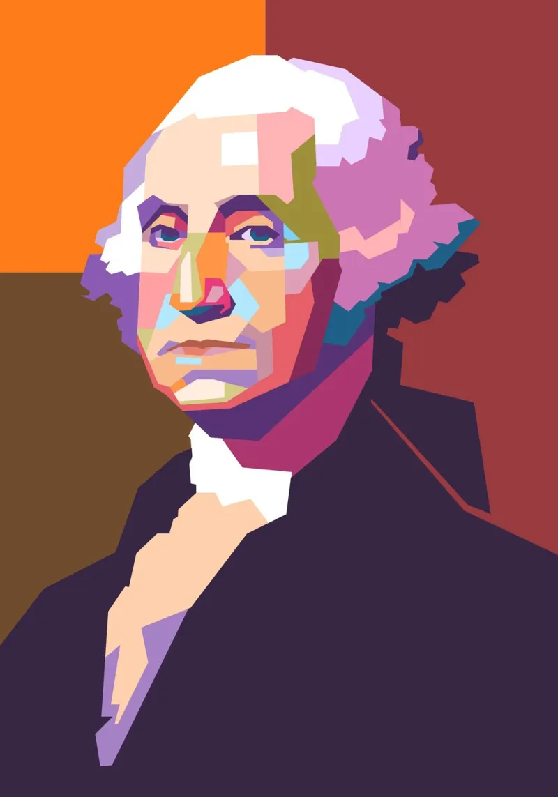 George Washington art pellicola backlit da Hantamrata