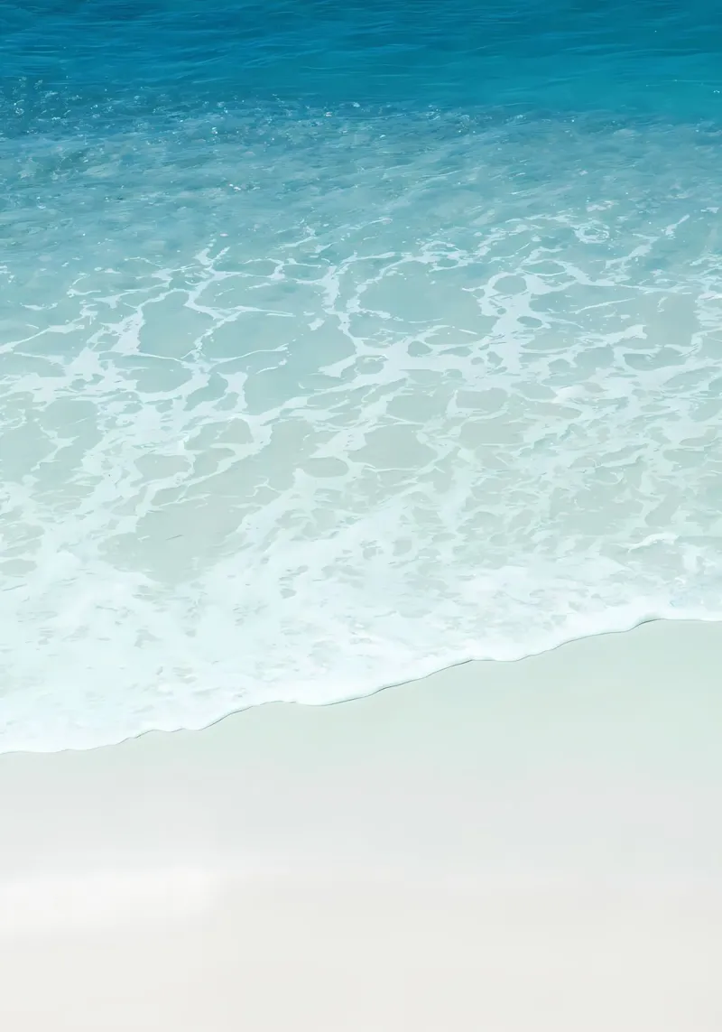 Oceano Caraibico Bliss 2 poster con telaio in plastica da Matthew Katz