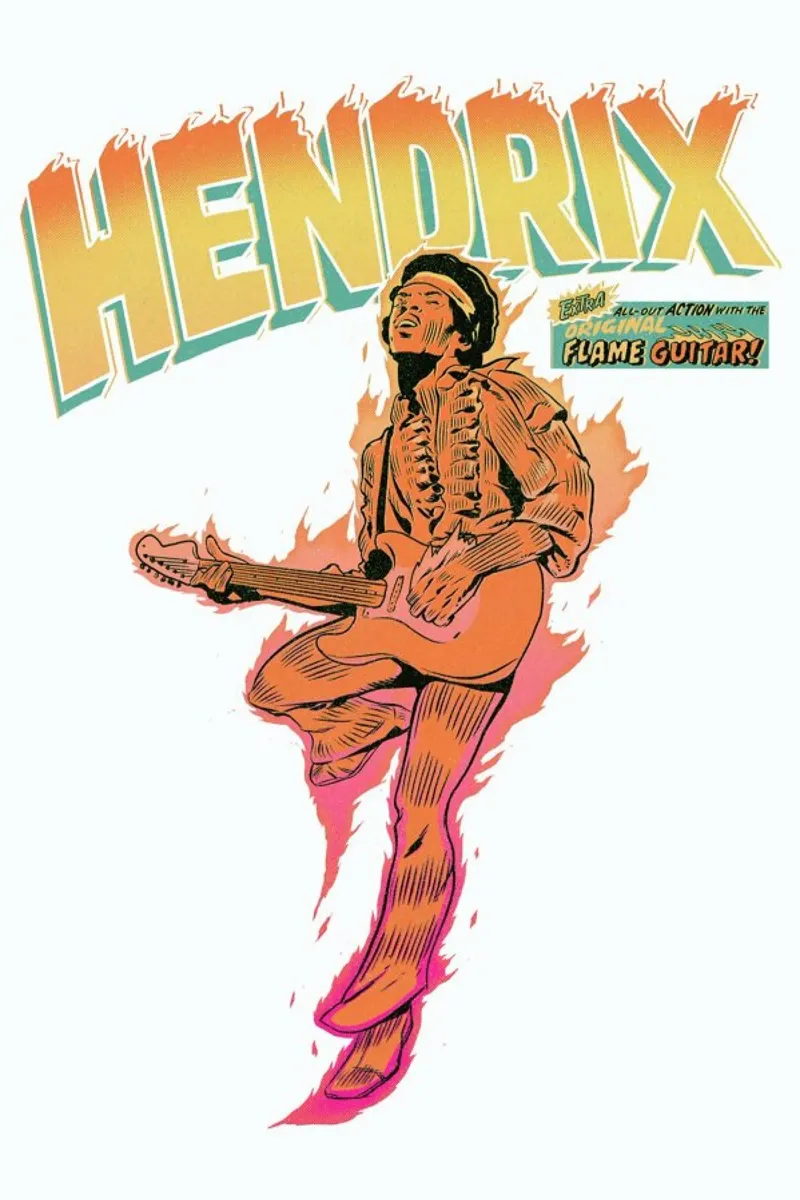 Hendrix Backlit Folie von Matheus Lopes Castro