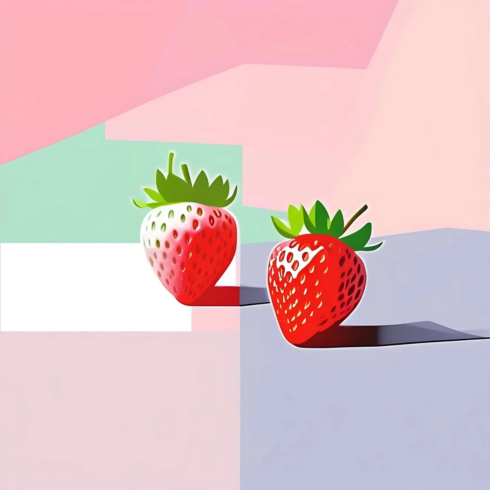 Fragole_stile_A_3 pellicola backlit da Pink- und LoveArt by LK