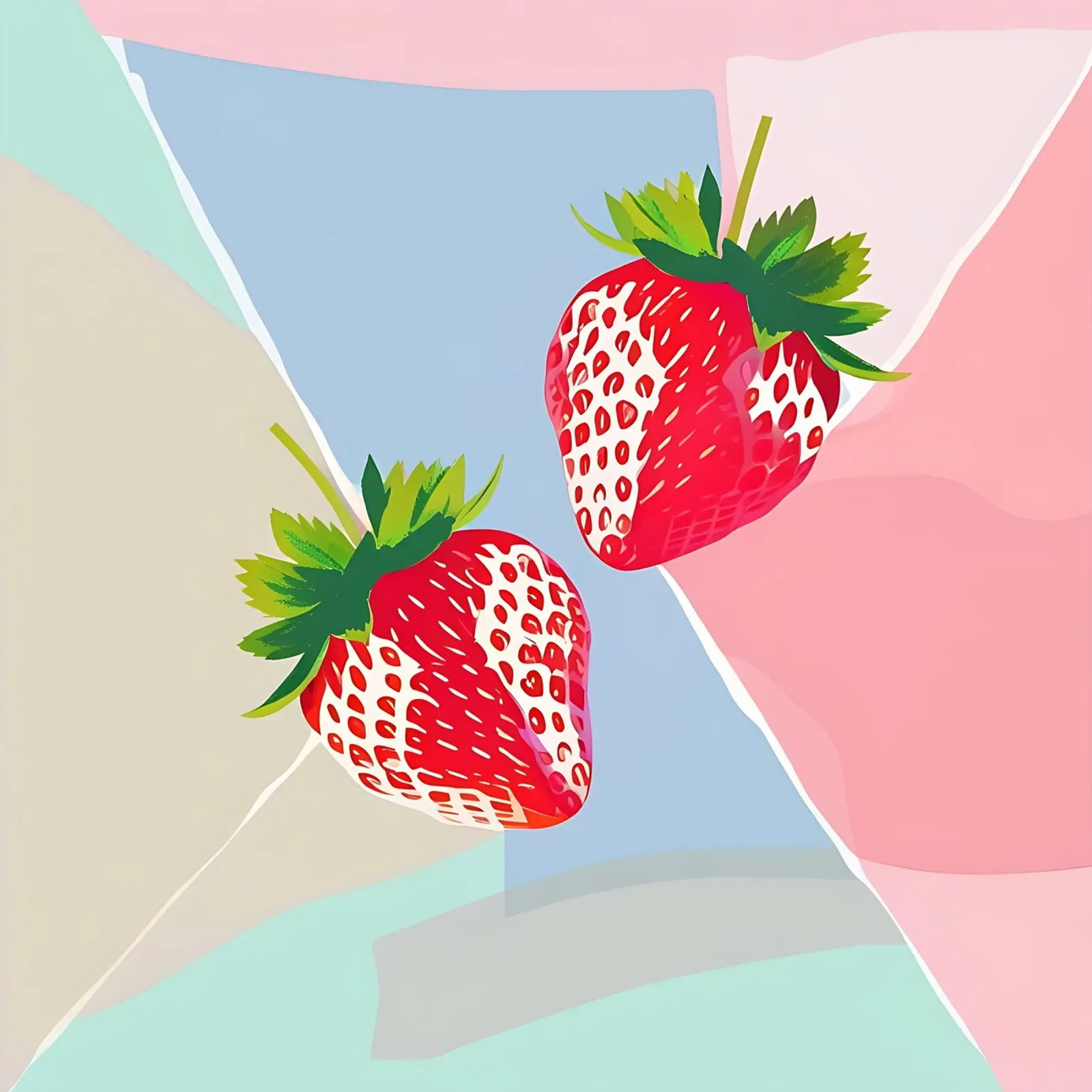 Fragole_stile_A_5 pellicola backlit da Pink- und LoveArt by LK