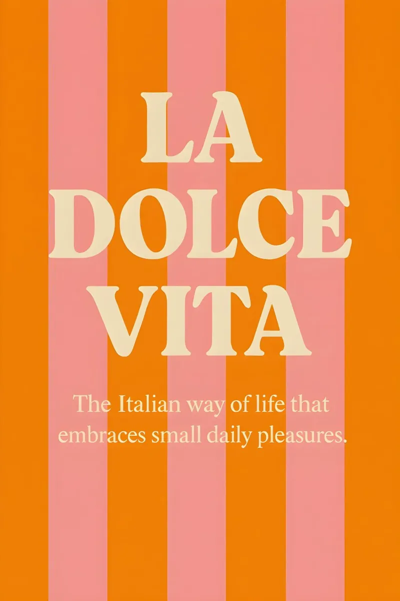 La Dolce Vita - The sweet life canvas by Grande Bellezza
