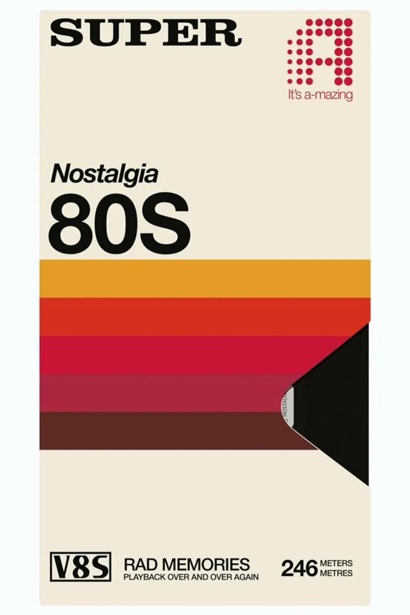 Super Tape poster con telaio in alluminio da Matheus Lopes Castro
