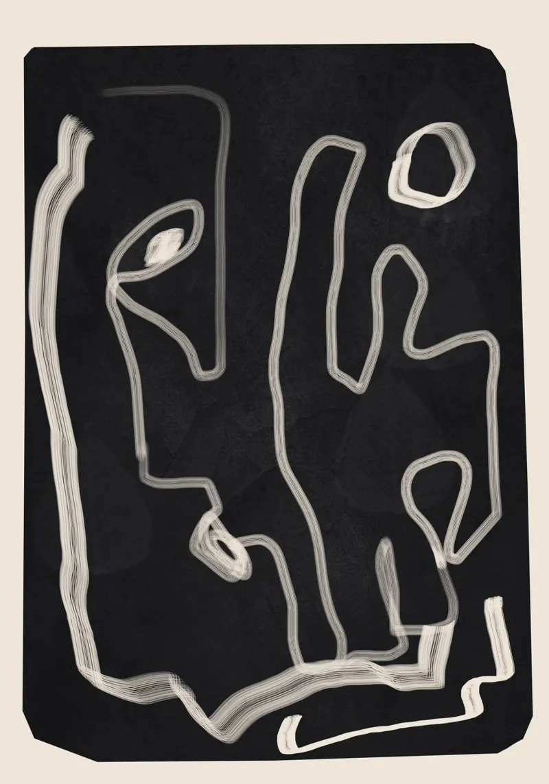 Abstract Loose Line 1 pellicola backlit da Flow Line
