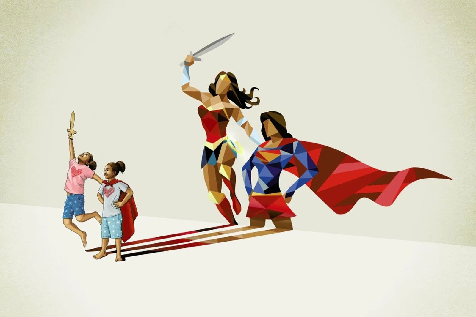 Super Shadows Sisters In Arms poster by Jason Ratliff