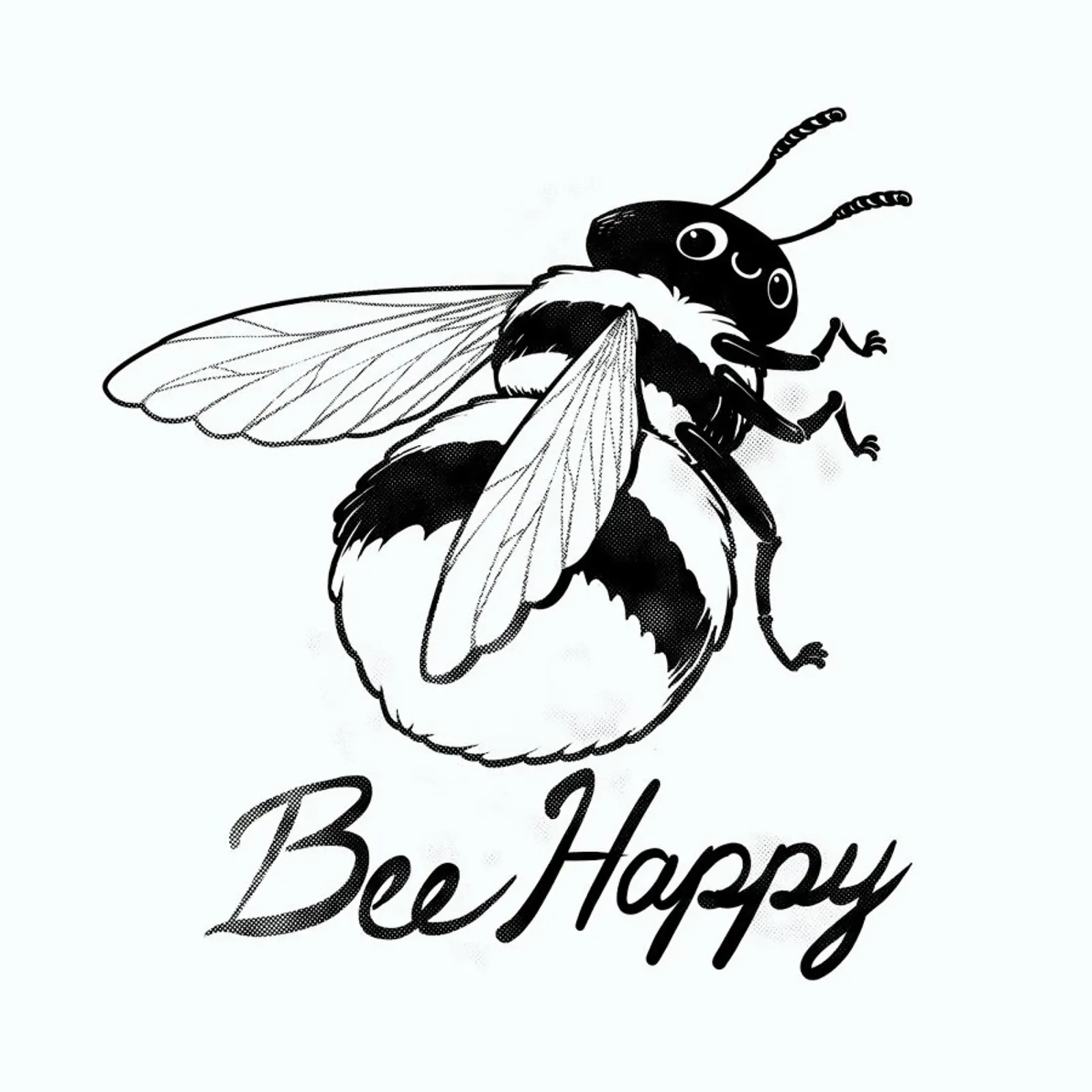 Bee Happy pellicola backlit da Tobe Fonseca