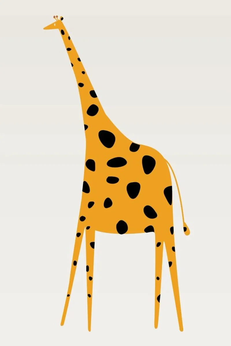 Cute Griraffe pellicola backlit da Kubistika