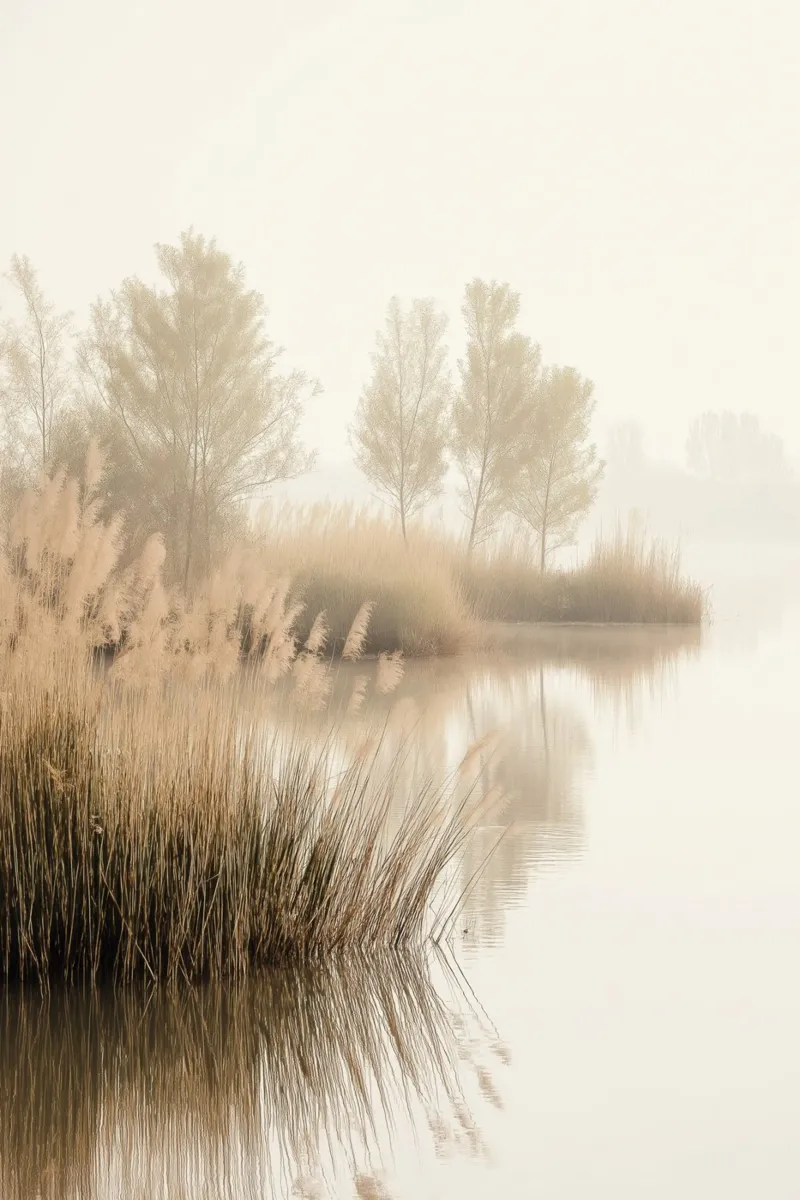 Lago Nebbioso carta hahnemühle da Indigo Tides Art