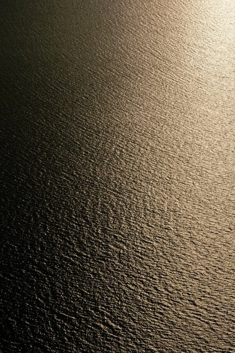 Golden Sunset poster con telaio in legno da Studio Nahili