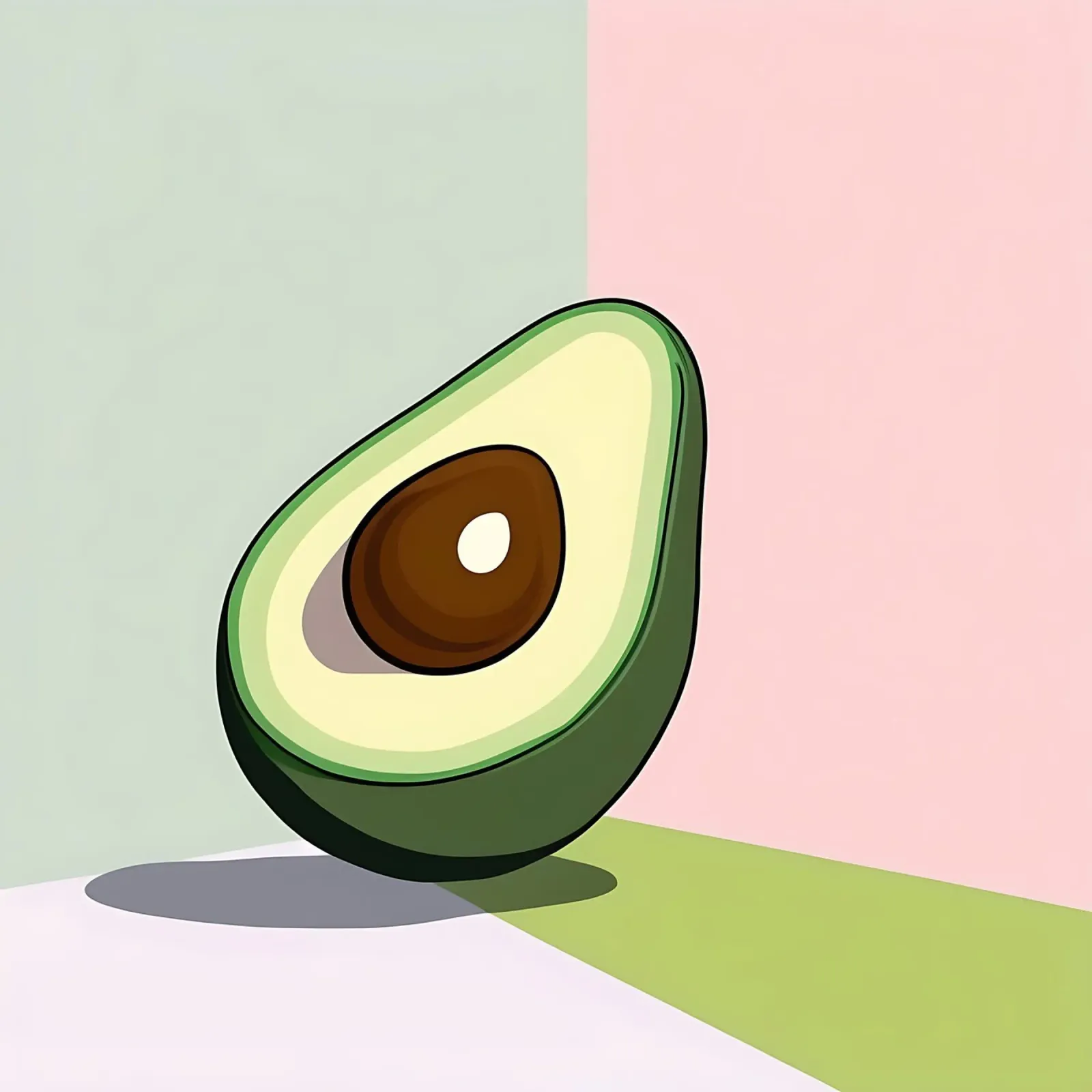 Avocado_Stil_A_3 pellicola backlit da Pink- und LoveArt by LK