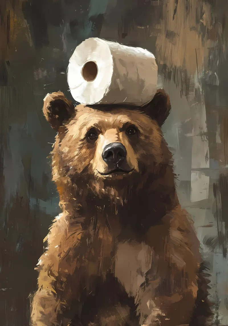 Beer met toiletpapier backlit folie van Adrian Patel