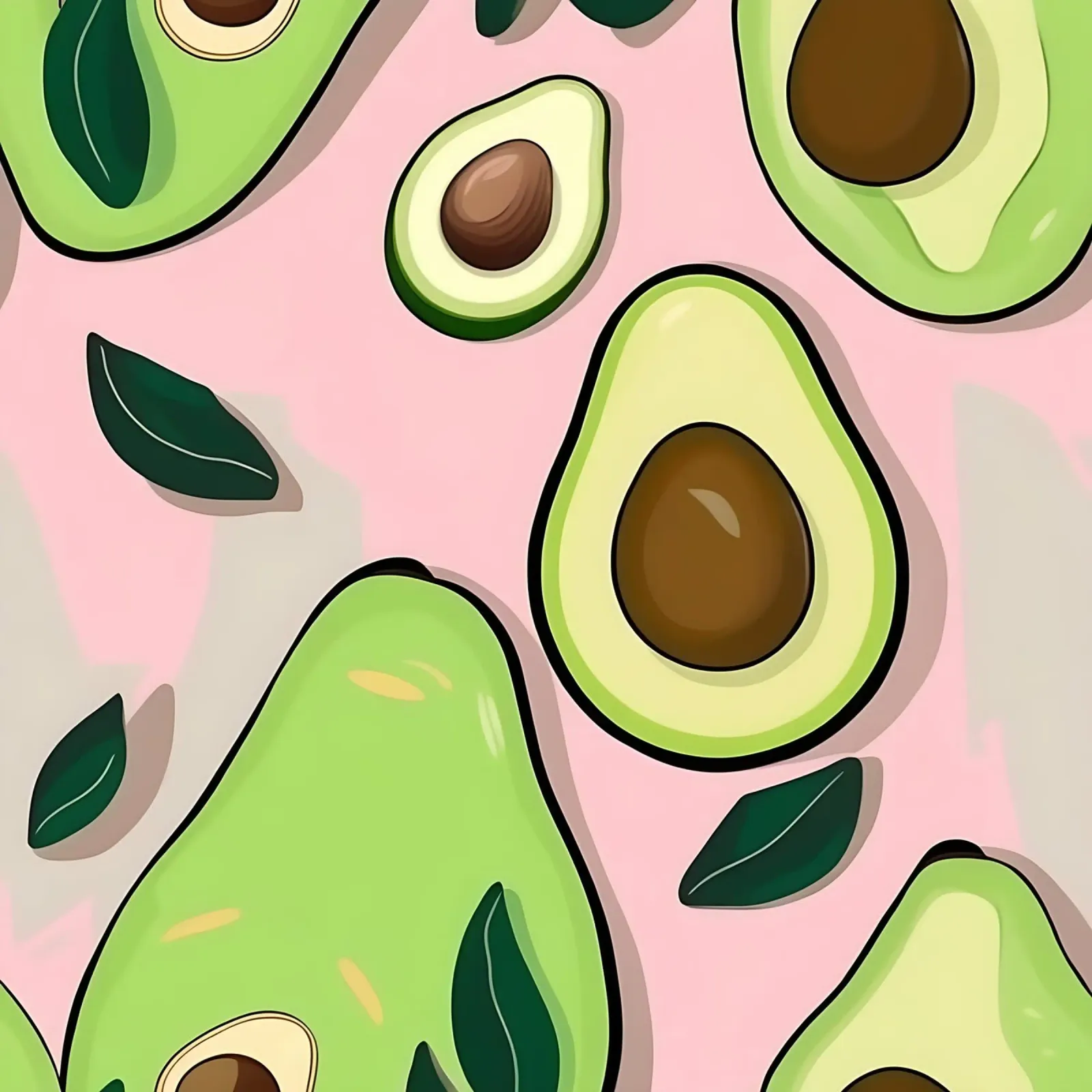 Avocado_Stil_A_4 plexiglass da Pink- und LoveArt by LK