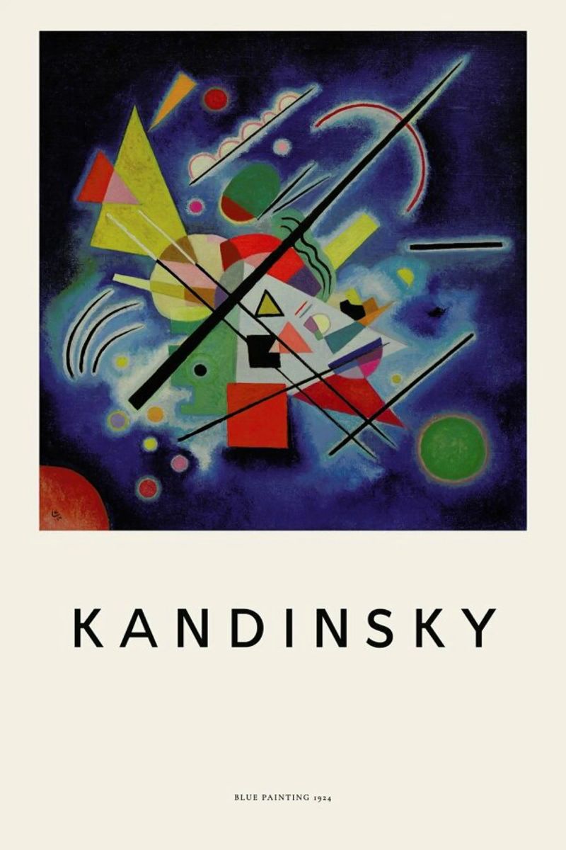 Kandinsky - Blue Painting poster van ARTOTHEK