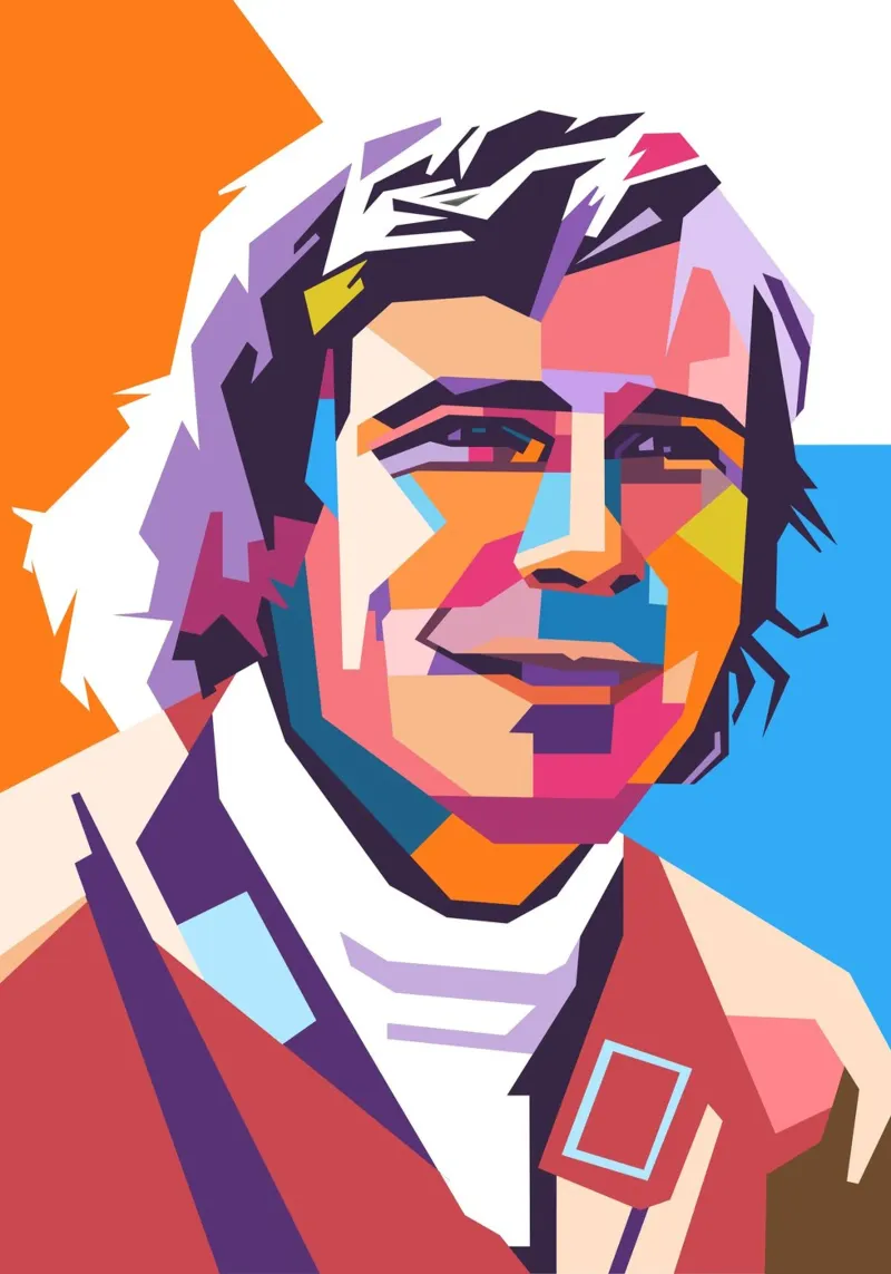 James Hunt formula one legend hahnemühle by Hantamrata