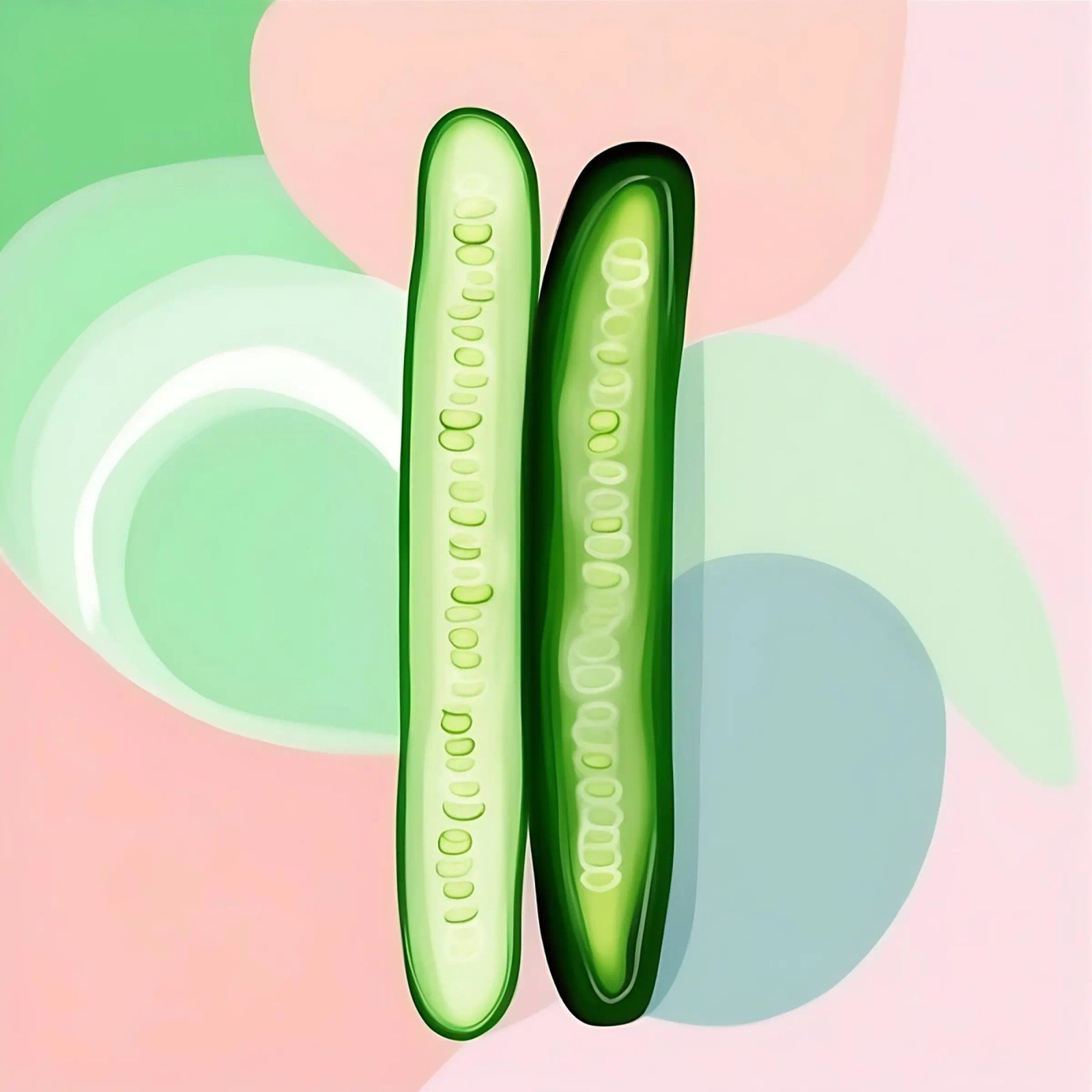 Cucumber_Style_A_3 poster by Pink- und LoveArt by LK