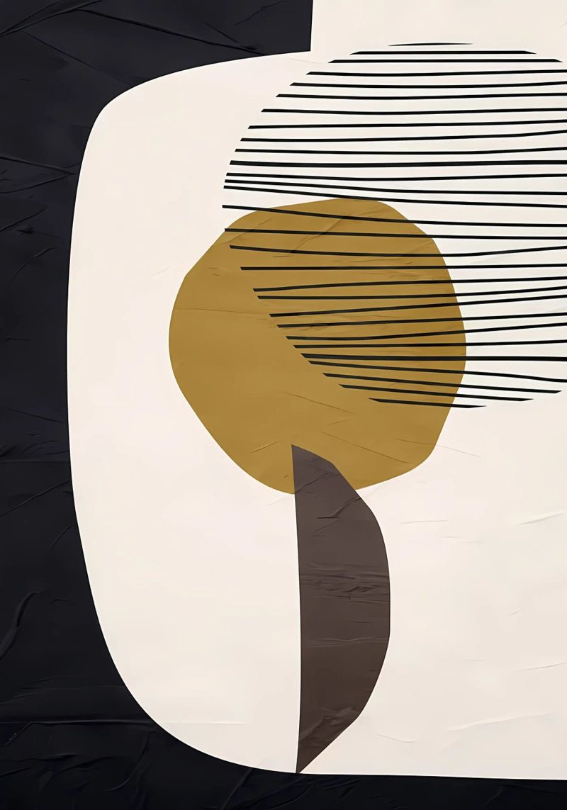 ORGANISCH ABSTRAKT 213C Leinwand von Aiden Garcia