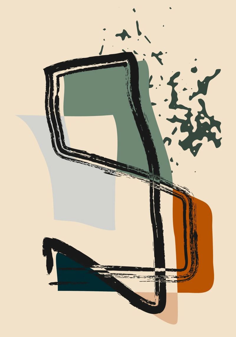 Abstract overlaid tela da LisaArtes