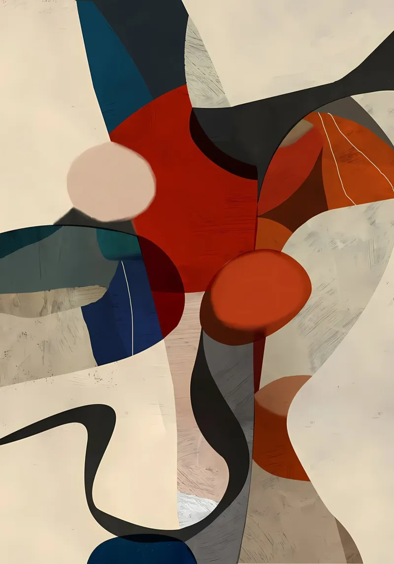 Modern Abstract 88 hahnemühle by Aiden Garcia