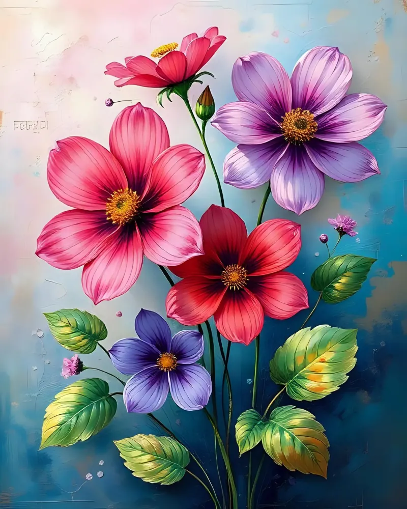 Blumen_4 pellicola backlit da Pink- und LoveArt by LK