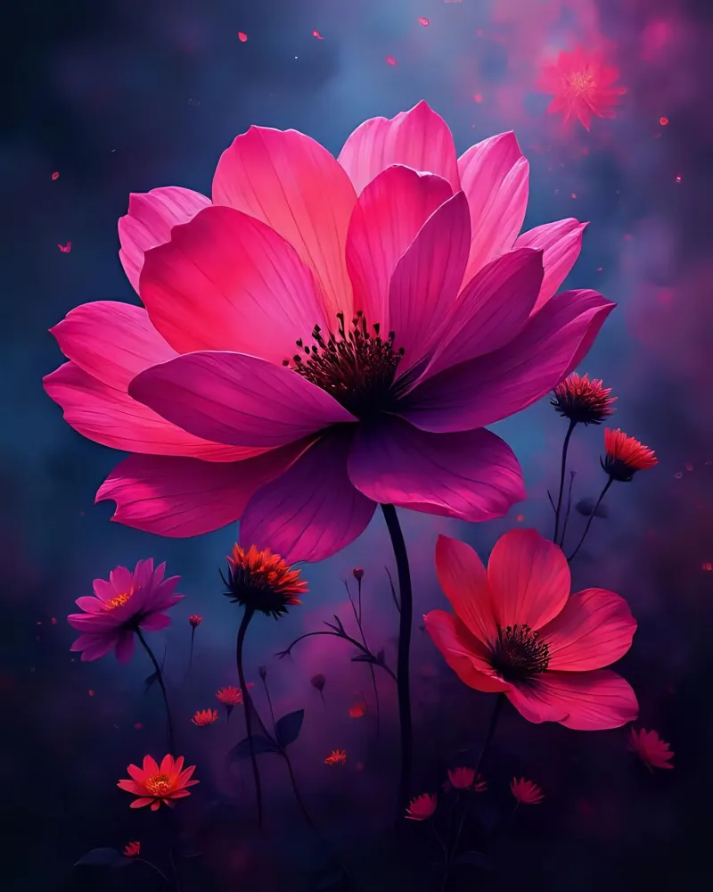 Blumen_10 pellicola backlit da Pink- und LoveArt by LK