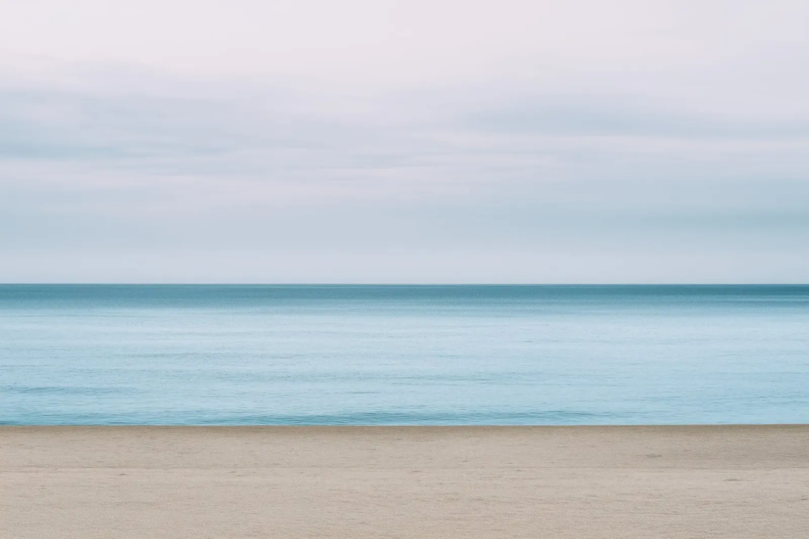 Ocean Beach Horizon e Sky carta hahnemühle da Indigo Tides Art
