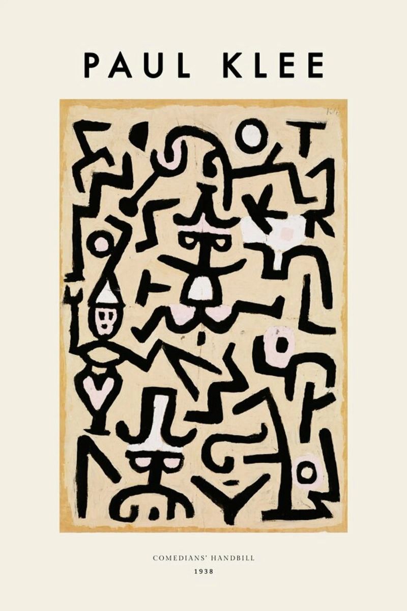 Klee - Comedians' Handbill Poster von ARTOTHEK