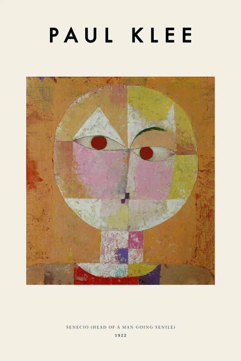 Klee - Senecio Poster von ARTOTHEK