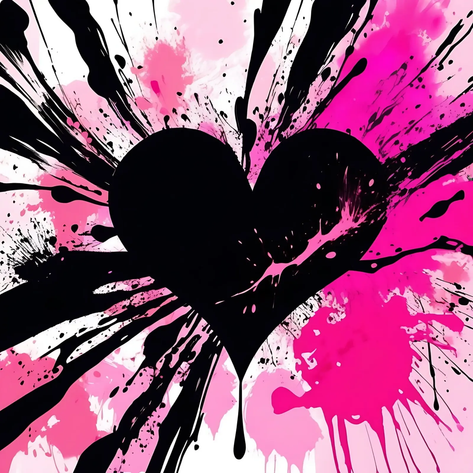 cuore_rosa_nero_1 pellicola backlit da Pink- und LoveArt by LK