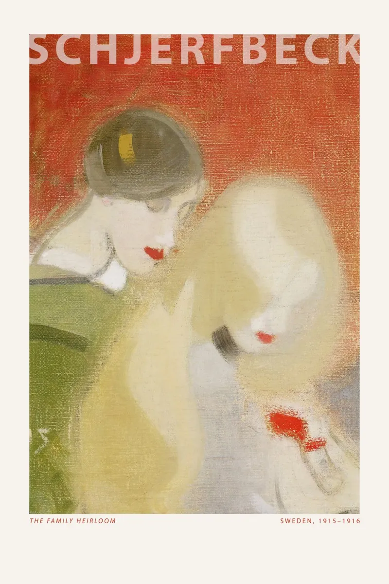 Helene Schjerfbeck - Helene Schjerfbeck poster con marco de plástico de Old Masters