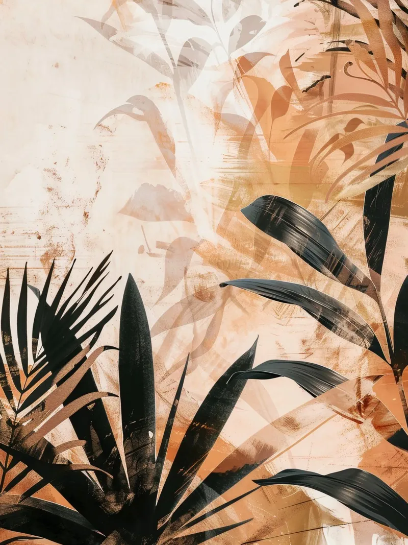 Leaves Boho C pellicola backlit da Mateo