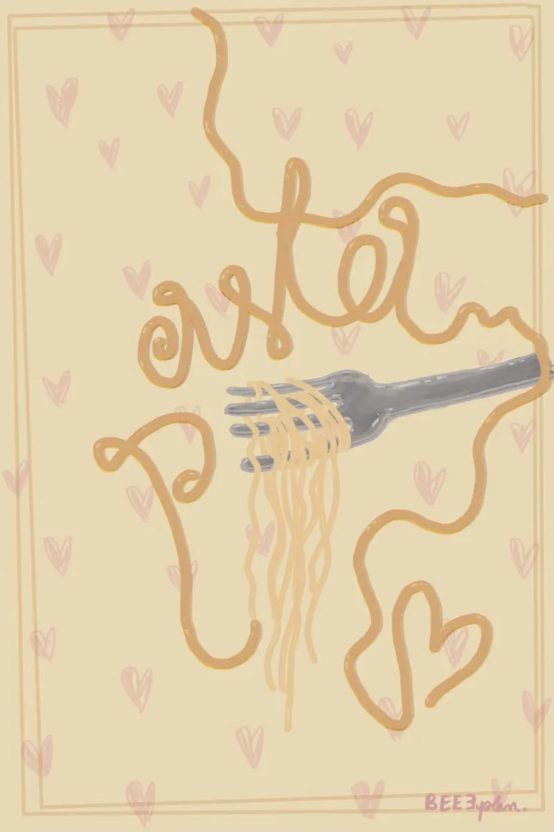 Pastaliebe poster con telaio in plastica da Beeeplan