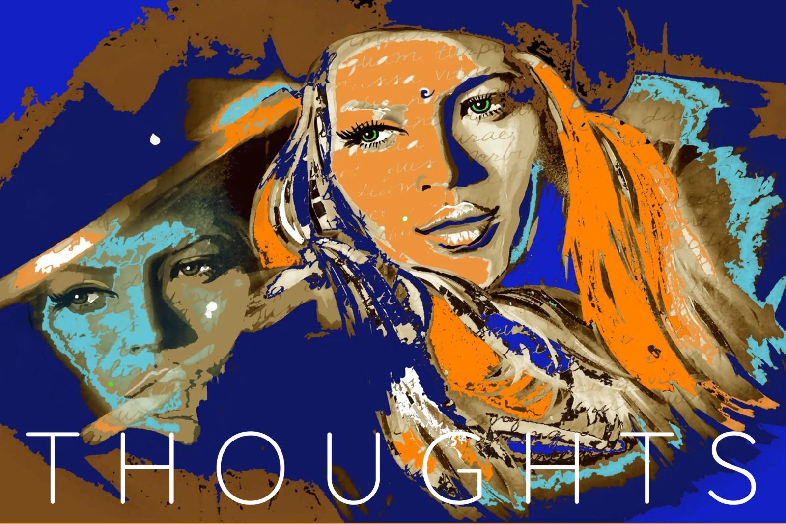 Thoughts pellicola backlit da Happy 😃 Art 🎨 by Christine Schnoell