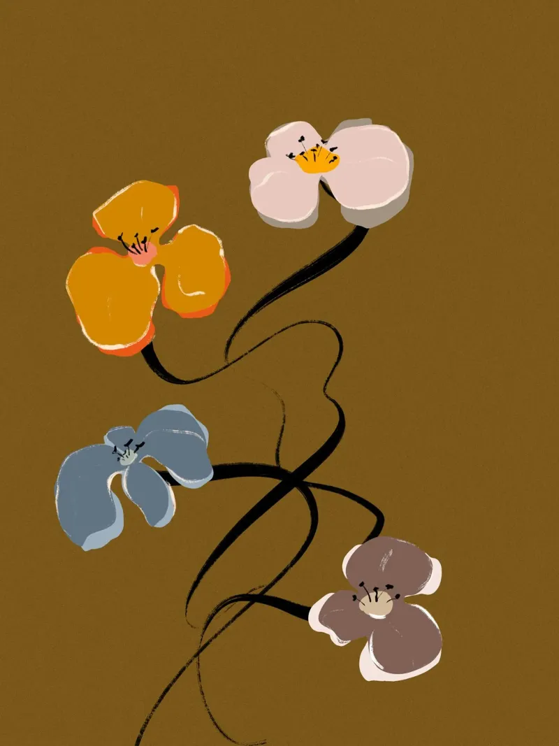 Zen Flowers No 08 pellicola backlit da treechild