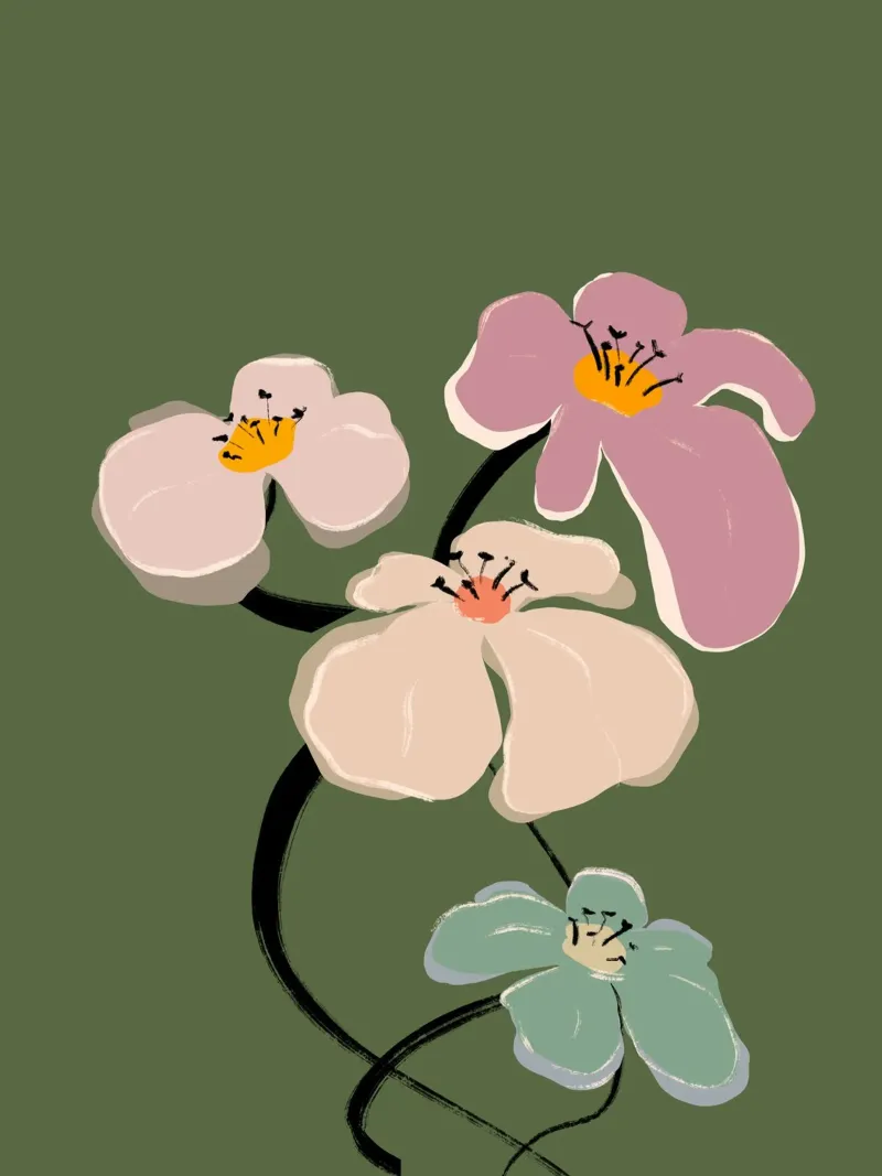 Zen Flowers No 10 pellicola backlit da treechild