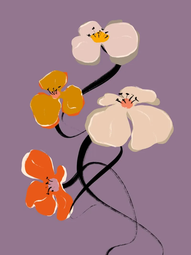 Zen Bloom No 13 plexiglass da treechild
