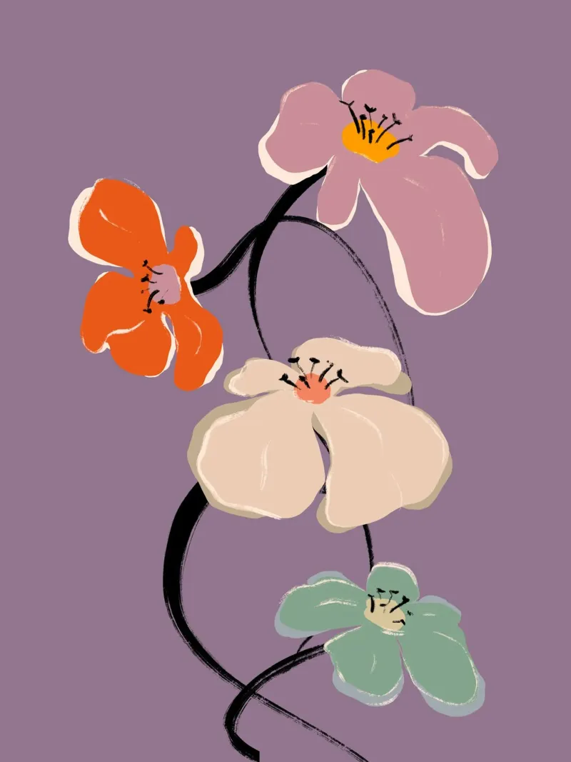 Zen Flowers No 14 pellicola backlit da treechild
