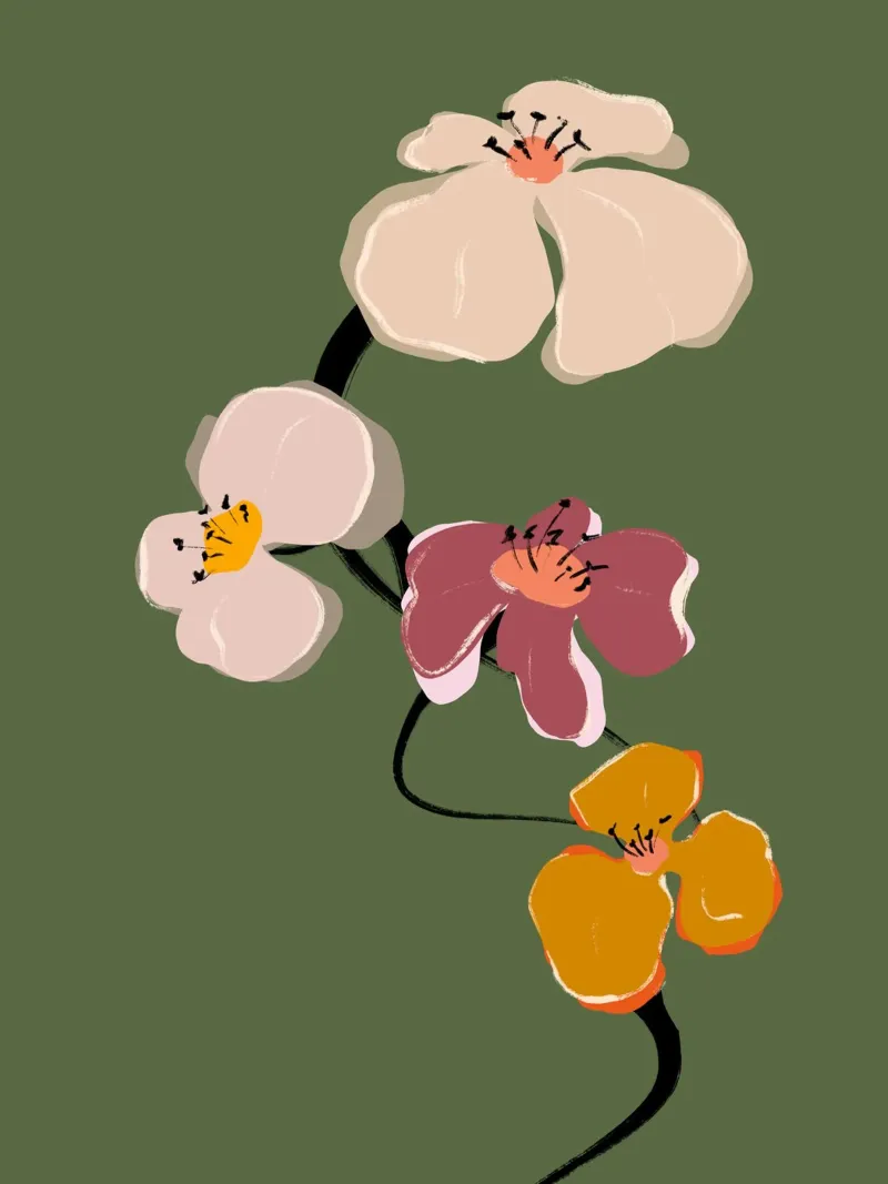 Zen Flowers No 15 pellicola backlit da treechild