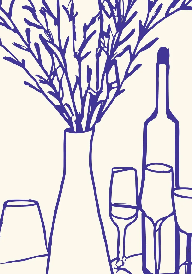 Table Still Life No 05 alluminio dibond da treechild