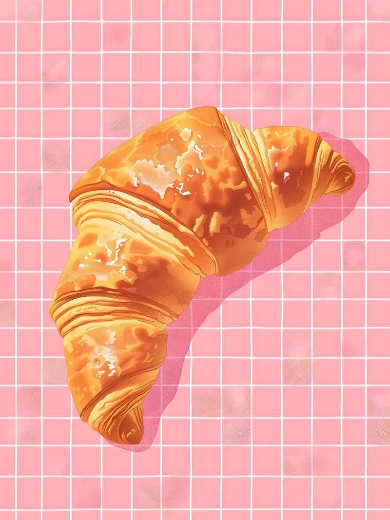 Le Croissant poster by Gypsy Galleria