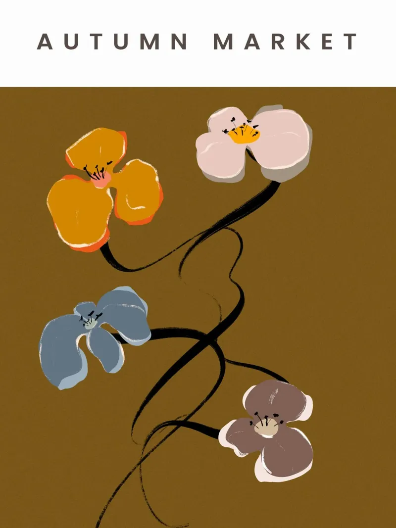 Autumn Market No 01 poster da treechild