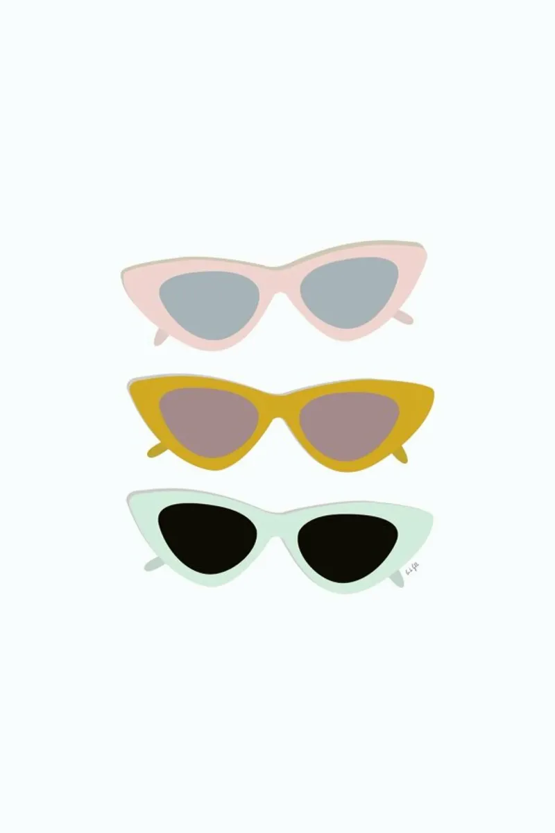 Cat Eye Sunglasses pellicola backlit da Linda Gobeta