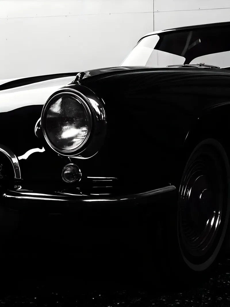 Auto d'epoca monocromatiche plexiglass da CAR EDITION