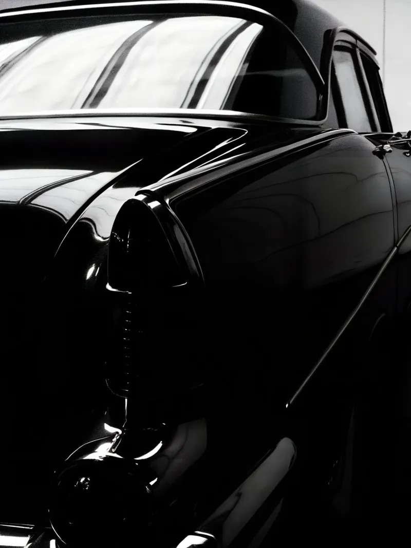 Auto d'epoca monocromatiche pellicola backlit da CAR EDITION