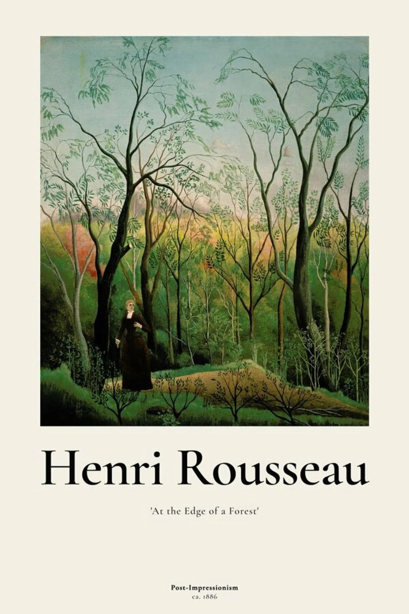 Rousseau - At the Edge of a Forest Poster von ARTOTHEK